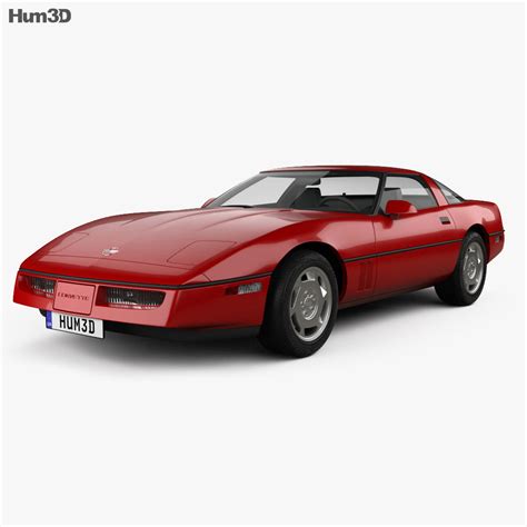 Chevrolet Corvette (C4) coupe 1996 3D model - Vehicles on Hum3D