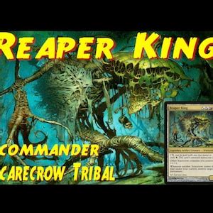 EDH Reaper King Custom Commander Deck MTG Scarecrow Tribal - Etsy