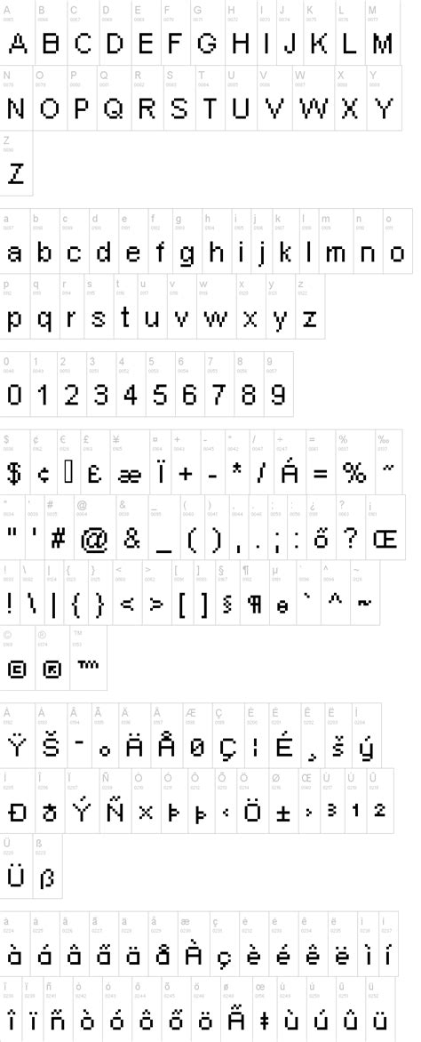 Pixel Arial 11 Font | dafont.com