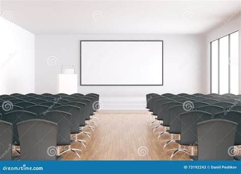 Whiteboard in Conference Room Stock Illustration - Illustration of ...