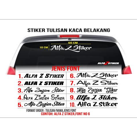 28+ Stiker Tulisan Keren