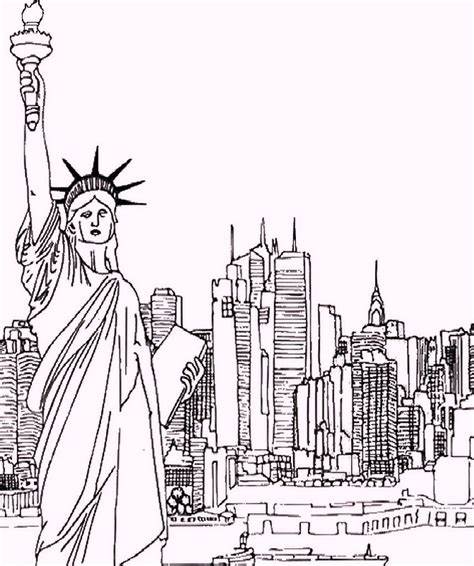 New York City Coloring Pages Printable