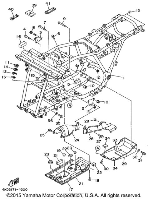 Yamaha Timberwolf 250 Parts Diagram - Heat exchanger spare parts