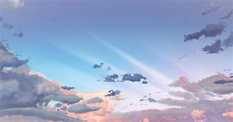 Anime Sky Background