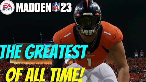 Madden 23 CB Career Mode: The Start of The Greatest Career OF ALL TIME ...