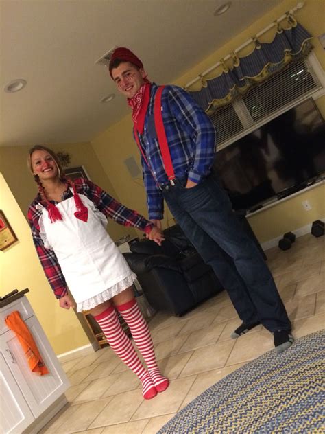 Raggedy Ann and Andy costume | Easy couples costumes, Raggedy ann and ...