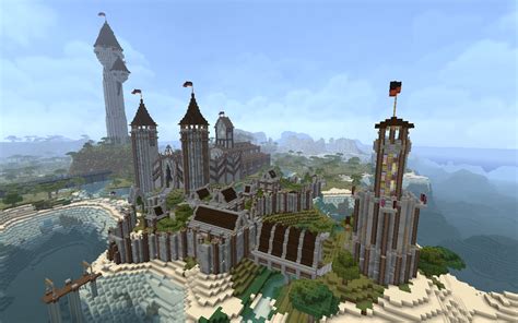 Castle Westbrook and Surrounding Areas Minecraft Map