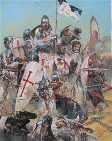 Crusader Knight Painting at PaintingValley.com | Explore collection of ...