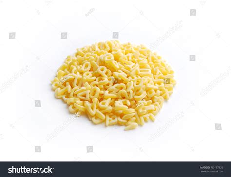 Alphabet Pastaalphabet Pasta Isolated Stock Photo 720167326 | Shutterstock