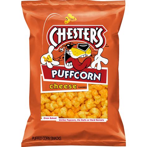 Chesters Puffcorn Cheese Flavored Popcorn, No Hulls, 4.25 oz - Walmart.com