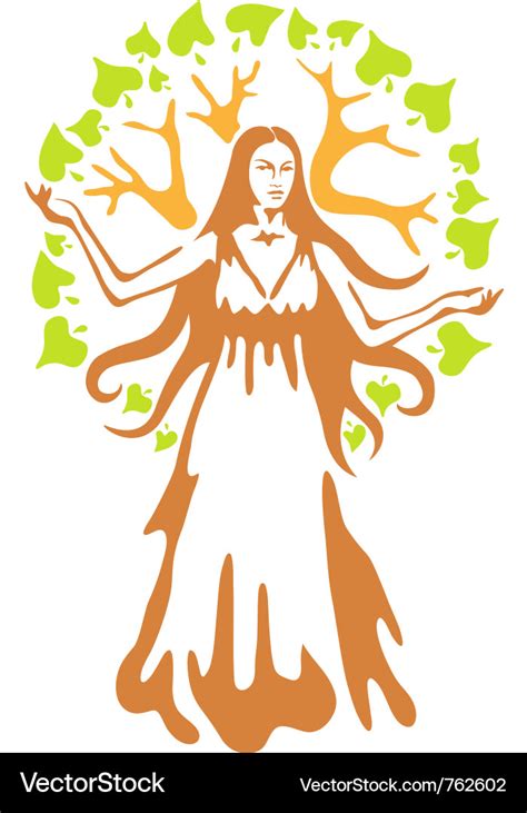 Panacea - ancient greek goddess Royalty Free Vector Image