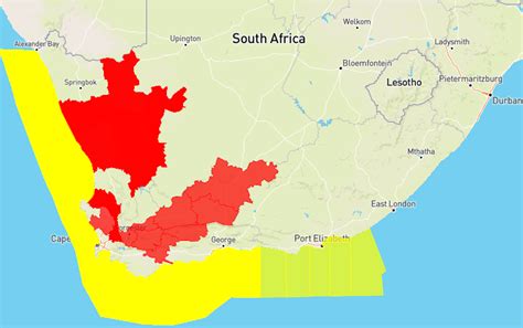 Good luck out there: FULL list of Western Cape weekend weather warnings