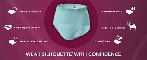 Amazon.com: Depend Silhouette Incontinence Underwear for Women, Maximum Absorbency, Disposable ...