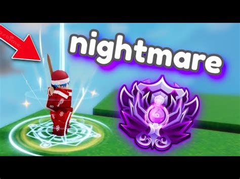 I Got NIGHTMARE... (Roblox BedWars) - YouTube