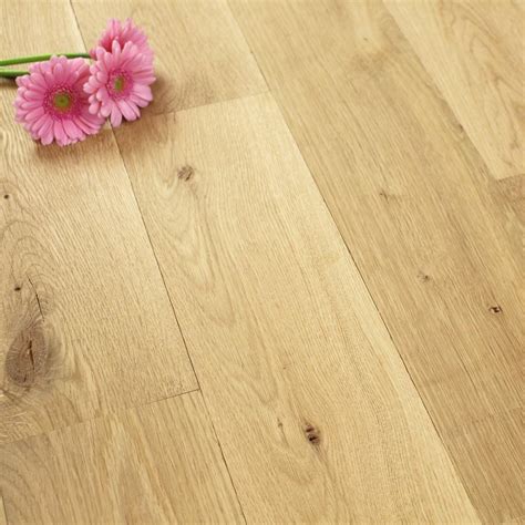 150mm Unfinished Natural Solid Oak Wood Flooring 1m² 20mm S