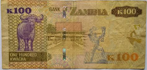 100 Kwacha - Zambia – Numista