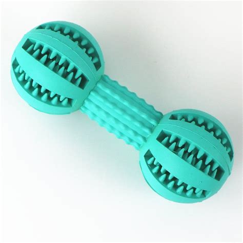 SteelPet Bone Shape Dog Dental Toy Slow Eat Free BPA Rubber Playing Toy ...