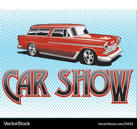 Car show Royalty Free Vector Image - VectorStock