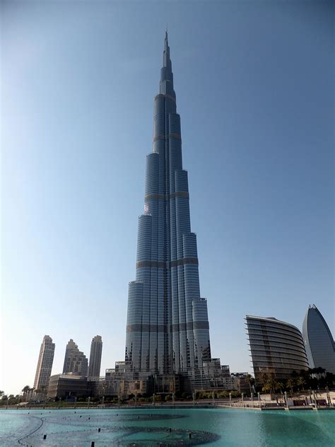 The tallest building in the world, Burj Khalifa in Dubai, United Arab ...