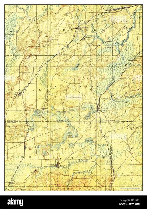 Eagle wisconsin map hi-res stock photography and images - Alamy