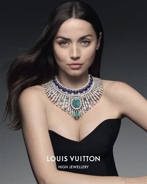 ANA DE ARMAS for Louis Vuitton High Jewelry Campaign Deep Time ...