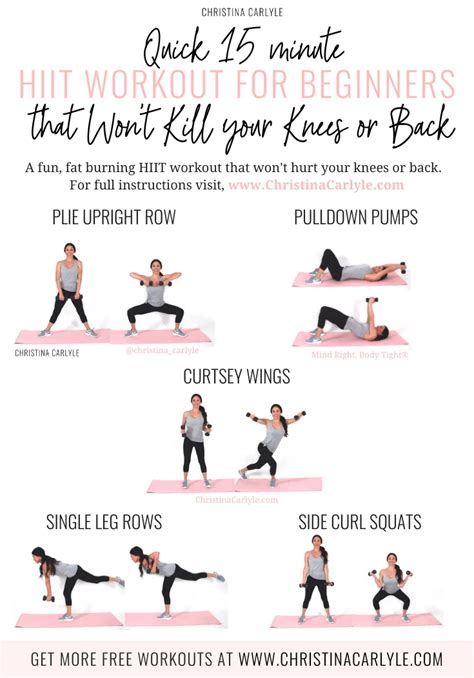 Low Impact HIIT Workout that Burns Fat & Won't Hurt your Knees & Back