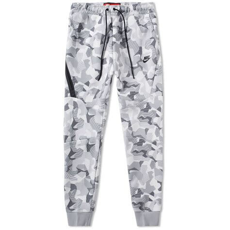 Nike Tech Fleece Camo Jogger White & Wolf Grey | END. (US)