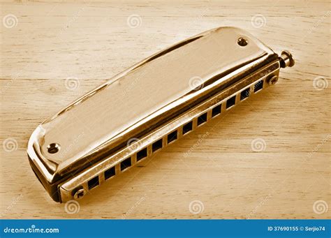 Old Harmonica. Royalty Free Stock Photo - Image: 37690155