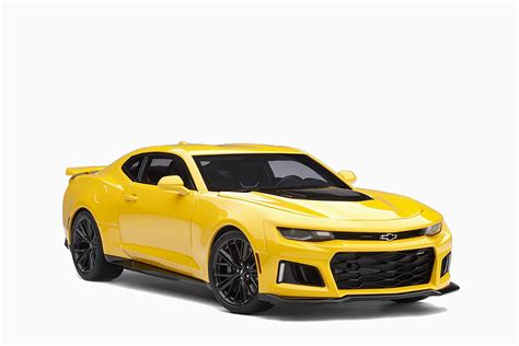 AutoArt Chevrolet Camaro ZL1 2017, Bright Yellow 1/18 Diecast Car