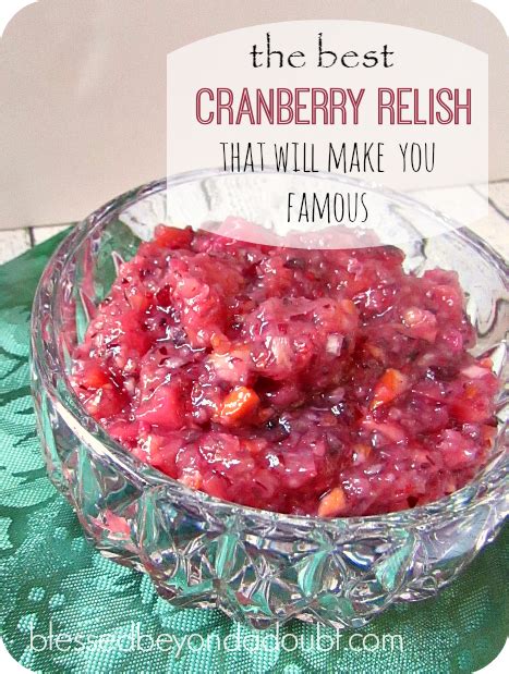 Easy Cranberry Relish Recipe|It will make you famous