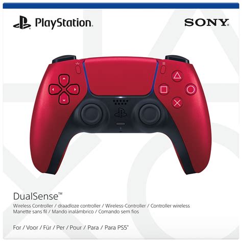 PlayStation 5 DualSense Wireless Controller Metallic Red | Smyths Toys ...