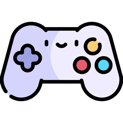 Game controller Kawaii Lineal color icon