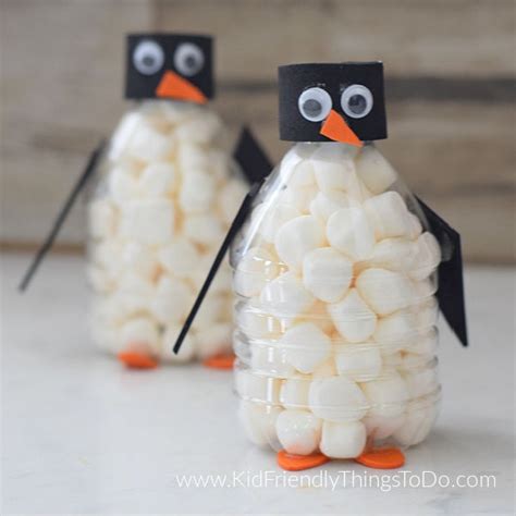 How to Make an Adorable Water Bottle Penguin Craft for Kids