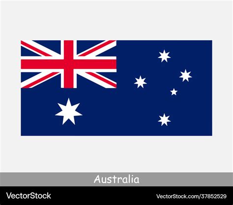 National flag australia australian country flag Vector Image