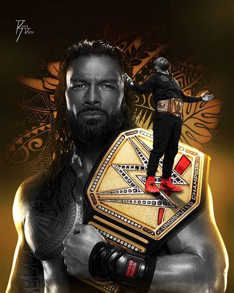 WWE Roman Reigns Undisputed WWE Universal Champion by VRENDERSWWE on ...