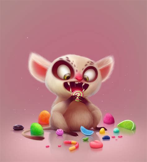 Candy monster on Behance