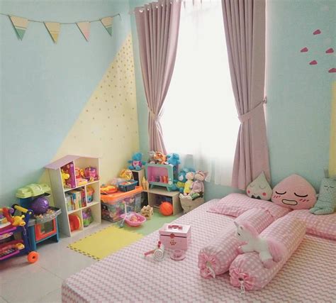 Ide Dekorasi Dinding Kamar Anak Perempuan Cewek | Dekorasi Kamar Tidur ...