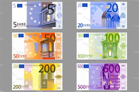 Euro banknotes | Finance Illustrations ~ Creative Market