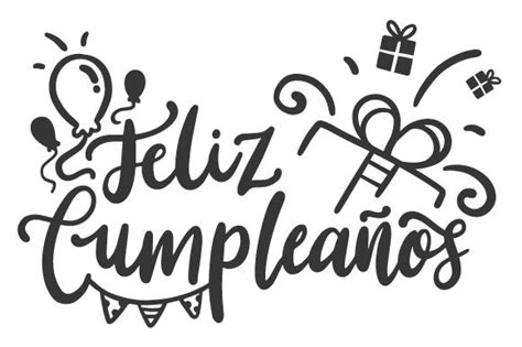 Feliz Cumpleaños - Creative Fabrica | Lettering, Bubble letter fonts, Feliz