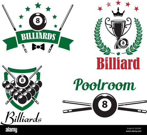 Snooker balls logo hi-res stock photography and images - Alamy