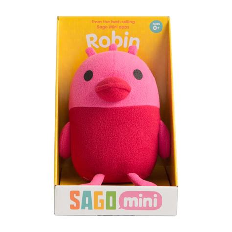 Spin Master - Sago Mini Sago Mini Robin The Bird Plush Stuffed Toy Animal