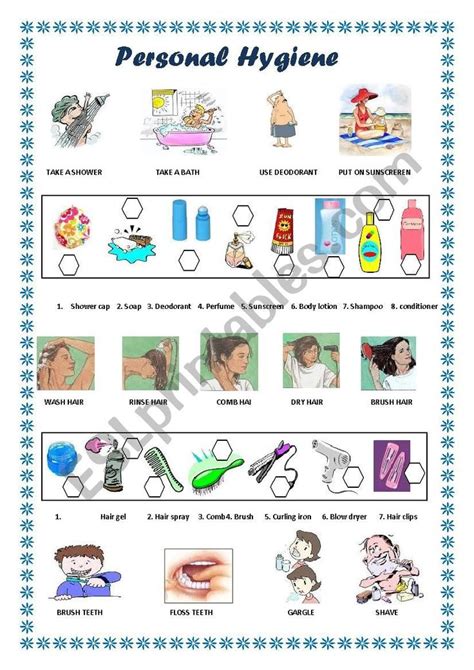 Personal Hygiene worksheet Vocabulary Worksheets, Worksheets For Kids ...