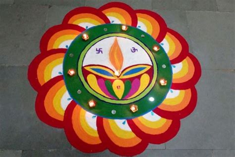 Simple Diwali Rangoli Designs - Rangoli Designs