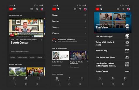 YouTube TV Finally Gets A Dark Mode