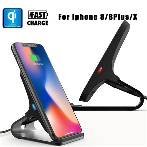 Universal Qi Fast Wireless Charger For Iphone 8 / 8 Plus / X USB 10W ...