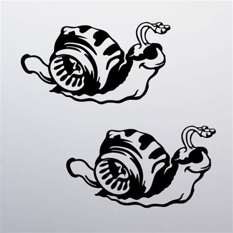 2x Turbo Snail Car Decals Vinyl Sticker Window Bumper - Etsy