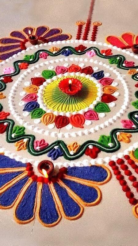 Best rangoli designs for Diwali 2023