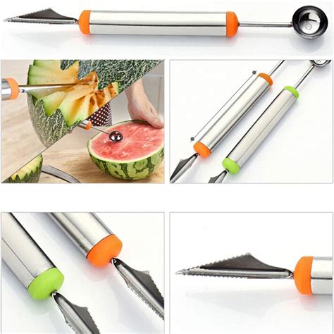 Kitchen Watermelon Carve Fruit Slicer Device Scoop Ballers Cutter Choppe Tools | eBay