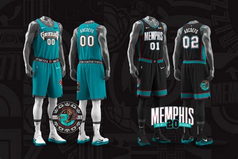 Memphis Grizzlies announce classic uniforms, court for 25th anniversary ...