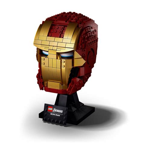 LEGO Marvel Avengers Iron Man Helmet 76165; Brick Iron Man-Mask for ...